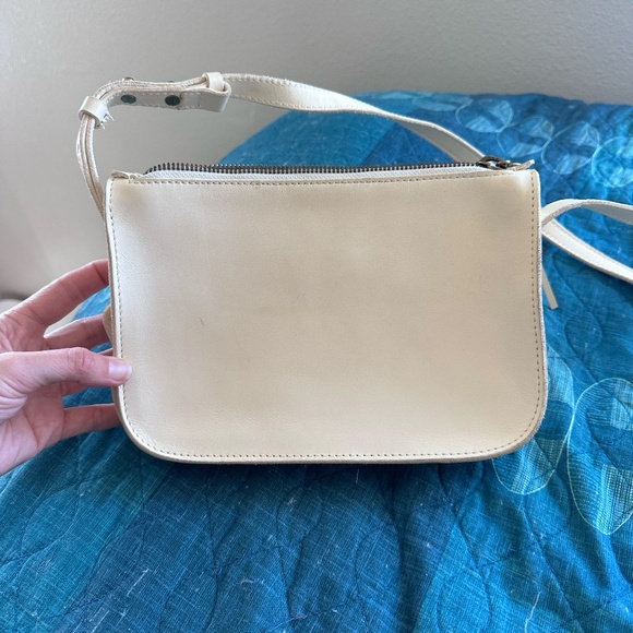 leather Madewell Simple Crossbody bag (cream) - Picture 6 of 9